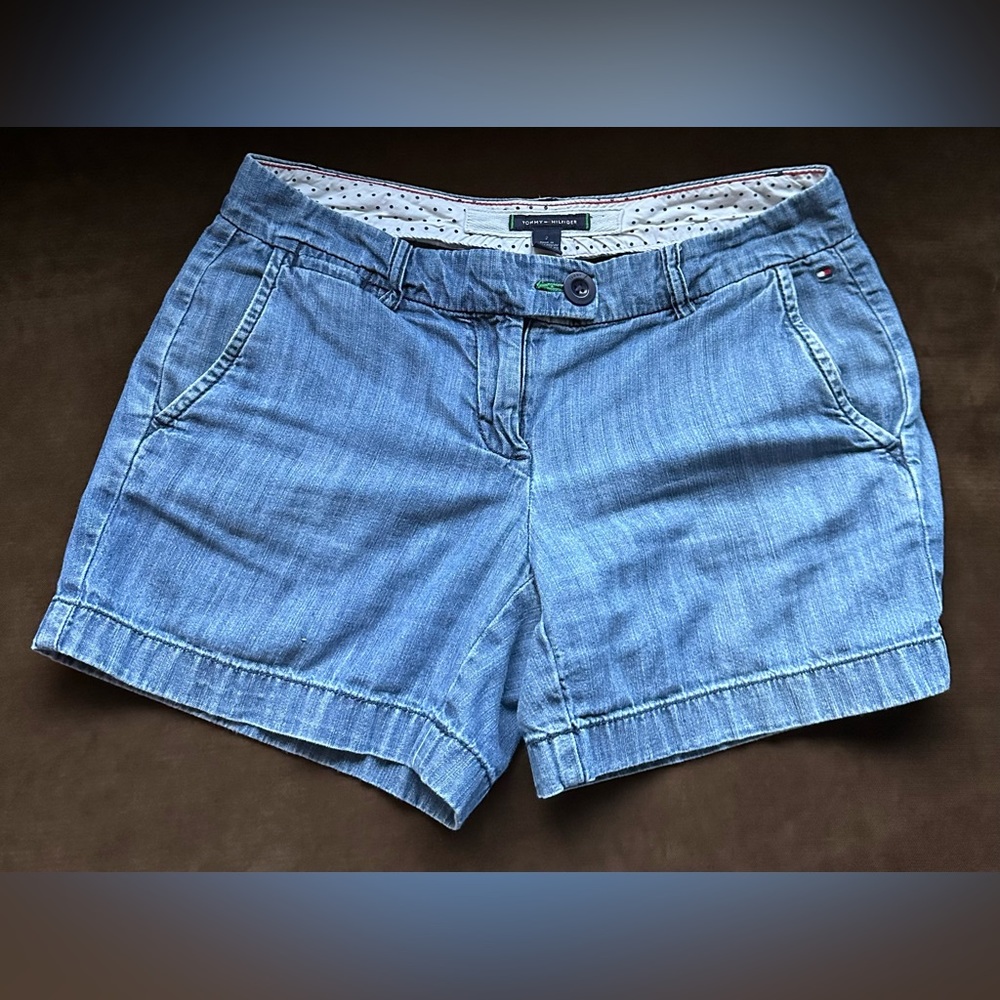 Tommy Hilfiger Blue Jean Shorts Sz 2 With Pockets